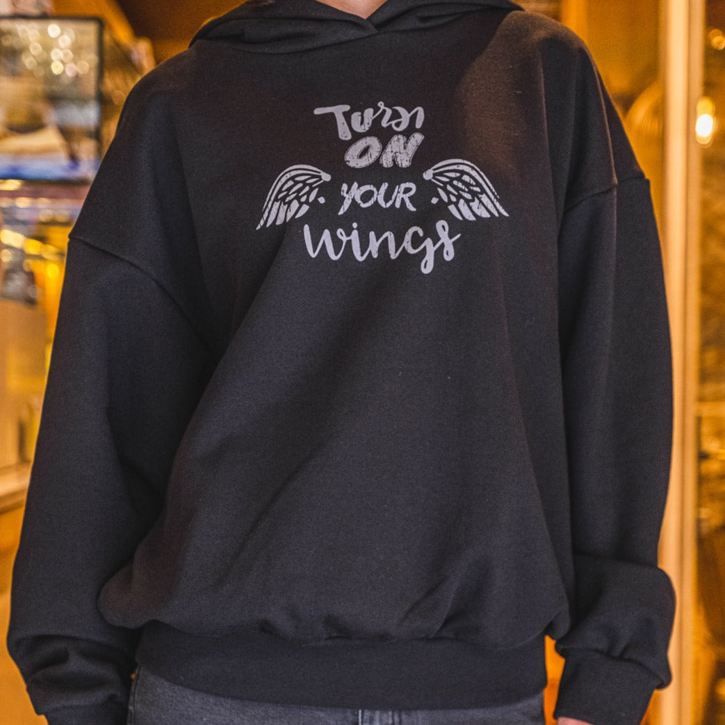 
                  
                    Turn on Your Wings Sweatshirt - blumcoffeehouse
                  
                