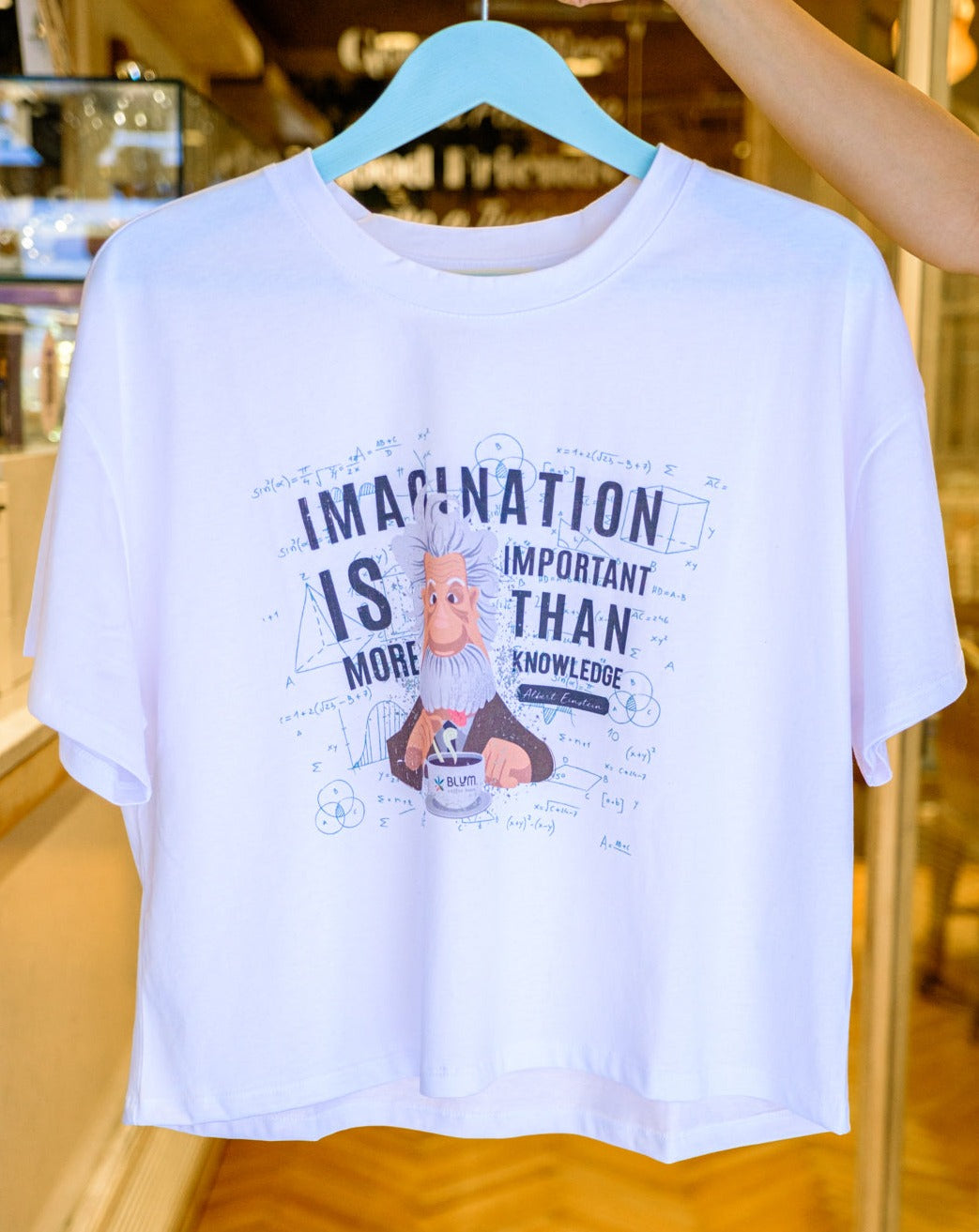 
                  
                    Blum Einstein Tshirt - blumcoffeehouse
                  
                